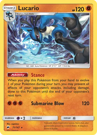 Carta Lucario