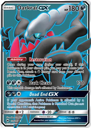 Carta Darkrai GX