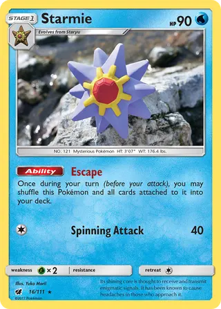 Carta Starmie