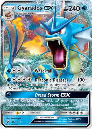 Carta Gyarados GX