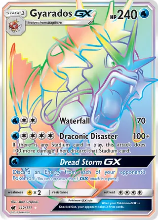 Carta Gyarados GX