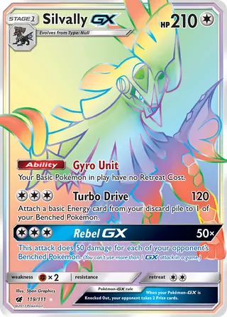 Carta Silvally GX