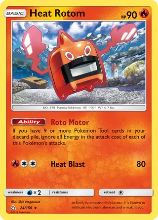 Carta Rotom Calor