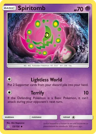 Carta Spiritomb