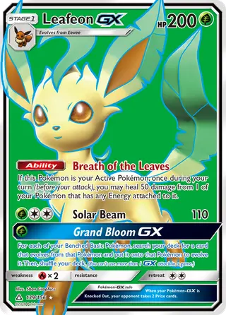 Carta Leafeon GX