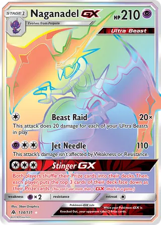 Carta Naganadel GX