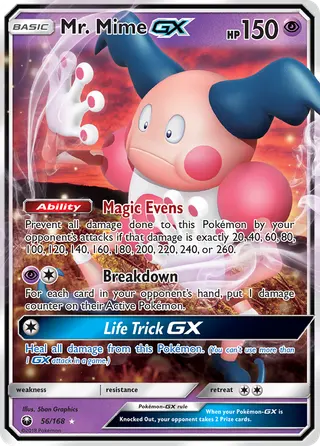 Carta Mr. Mime GX