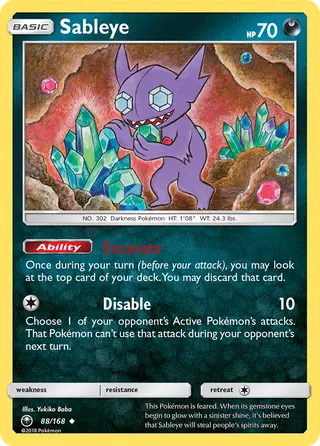 Carta Sableye