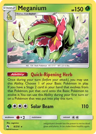 Carta Meganium