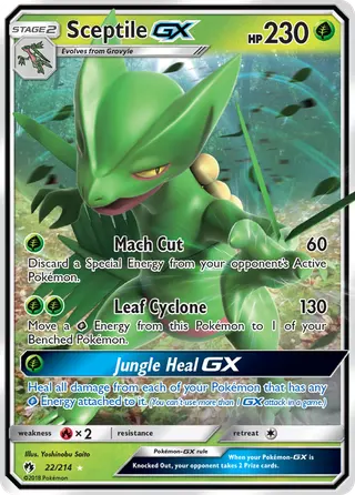 Carta Sceptile GX