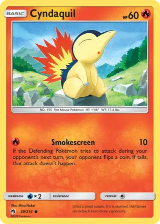 Carta Cyndaquil