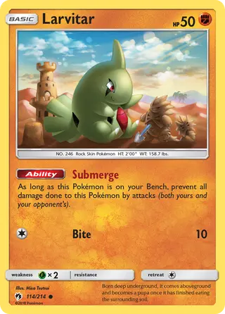 Carta Larvitar