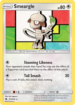 Carta Smeargle