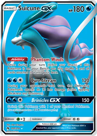 Carta Suicune GX