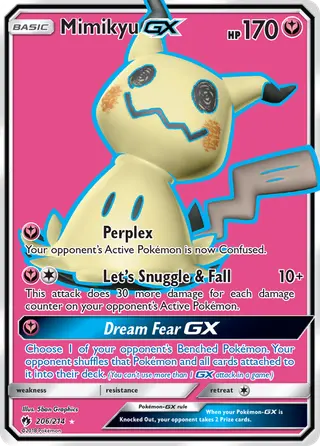 Carta Mimikyu GX