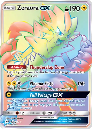 Carta Zeraora GX