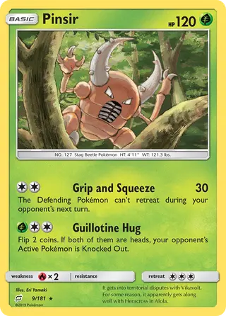 Carta Pinsir