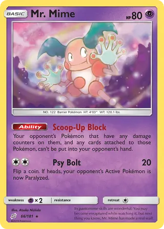 Carta Mr. Mime