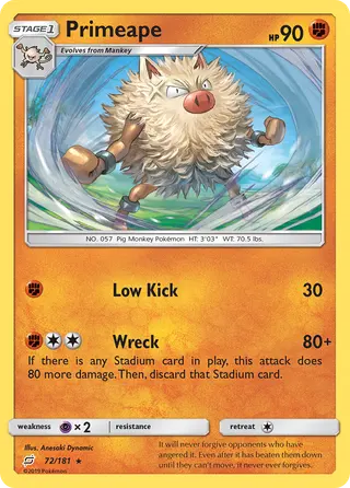 Carta Primeape