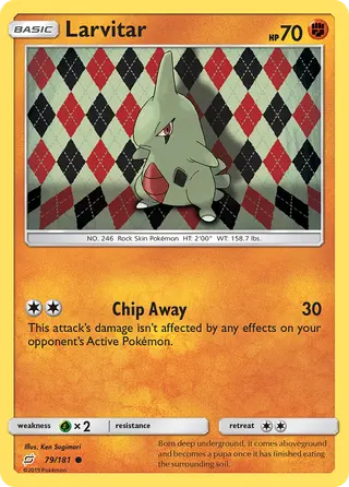 Carta Larvitar