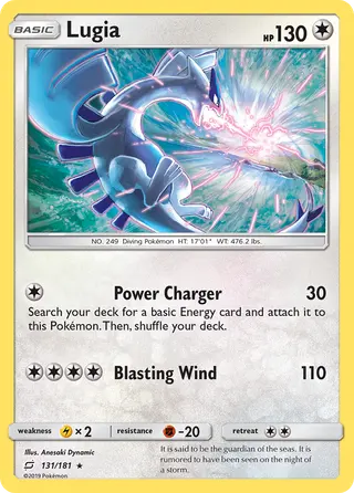 Carta Lugia