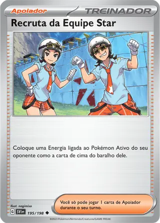 Carta Recruta da Equipe Star