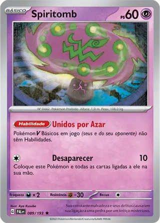 Carta Spiritomb