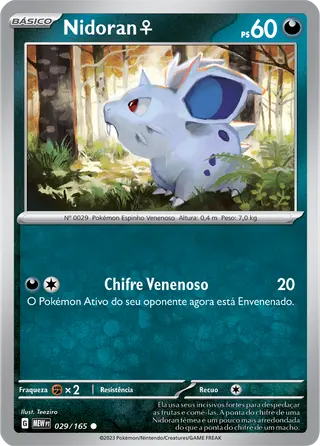 Carta Nidoran♀