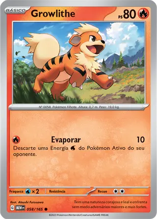 Carta Growlithe