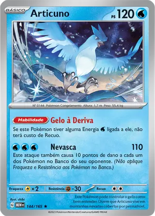 Carta Articuno