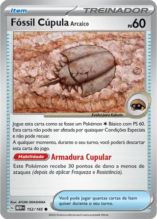 Carta Fóssil Cúpula Arcaico
