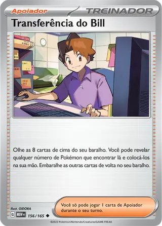 Carta Transferência do Bill