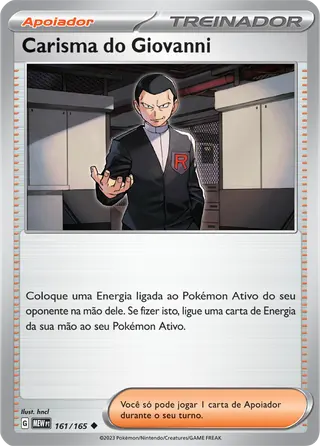 Carta Carisma do Giovanni