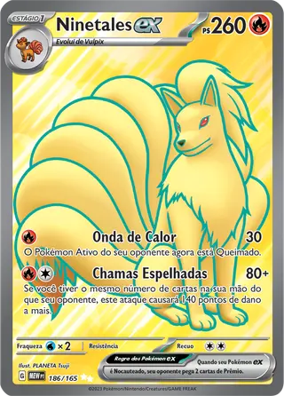 Carta Ninetales ex
