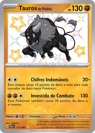 Carta Tauros de Paldea
