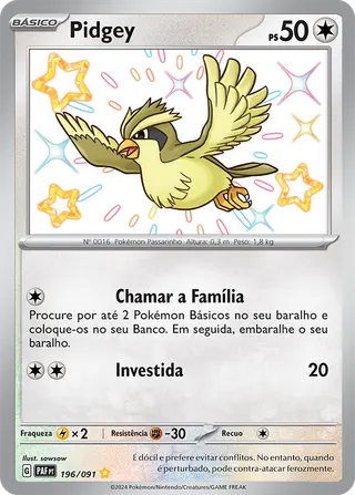 Carta Pidgey