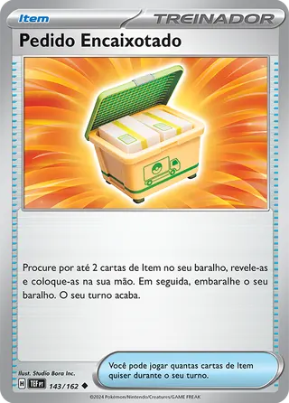 Carta Pedido Encaixotado