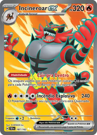 Carta Incineroar ex
