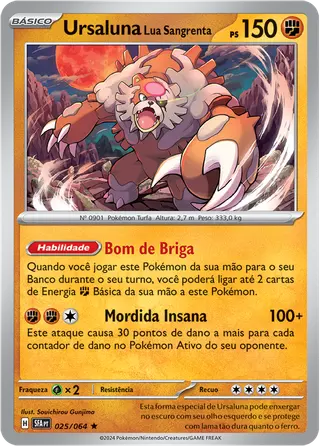 Carta Ursaluna Lua Sangrenta