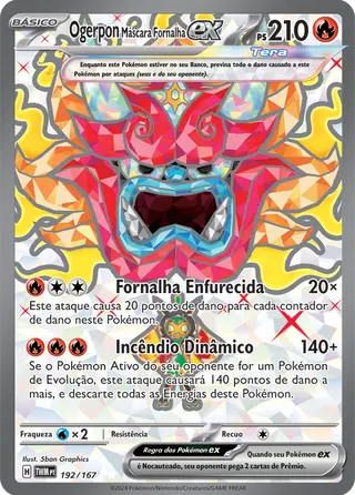 Carta Ogerpon Máscara Fornalha ex