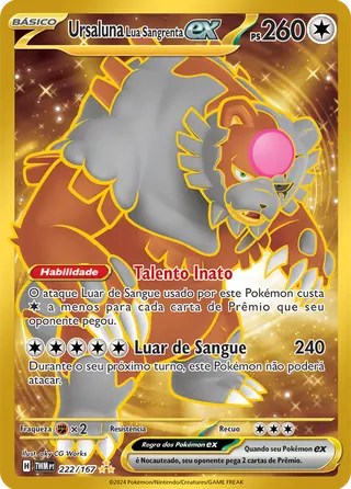 Carta Ursaluna Lua Sangrenta ex
