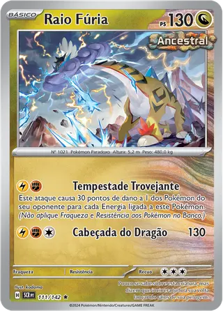 Carta Raio Fúria