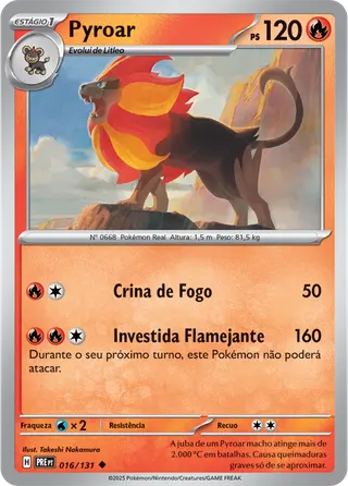 Carta Pyroar