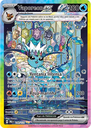 Carta Vaporeon ex