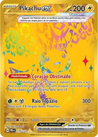 Carta Pikachu ex