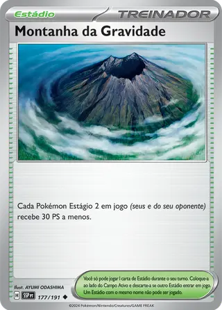Carta Montanha da Gravidade
