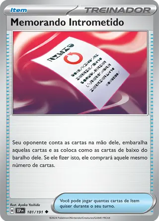 Carta Memorando Intrometido