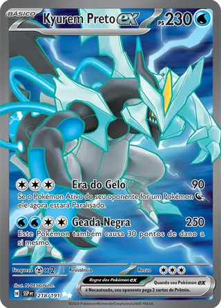 Carta Kyurem Preto ex