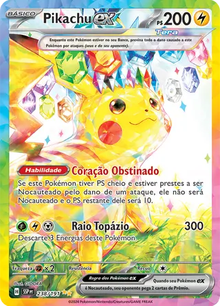 Carta Pikachu ex