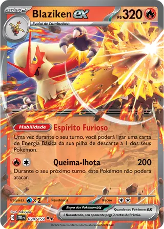 Carta Blaziken ex